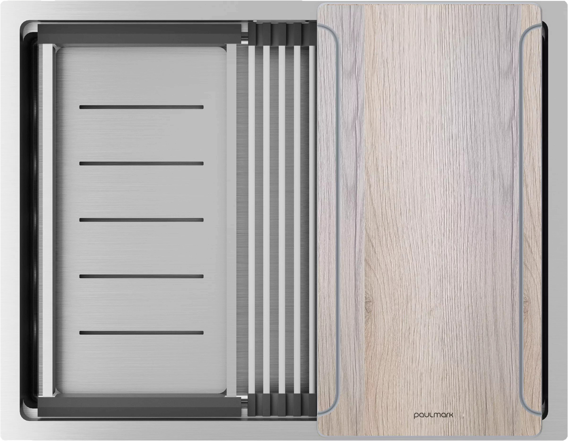 Мойка Paulmark NEXT-MULTI SINK 58 UNI PM785845-BS брашированная нерж.сталь фото 1 в Ростове-на-Дону Мойка Paulmark NEXT-MULTI SINK 58 UNI PM785845-BS брашированная нерж.сталь фото 1 в Ростове-на-Дону