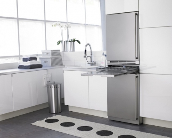 Выдвижная полка с корзиной для белья Asko HDB115 W фото 2 в Ростове-на-Дону