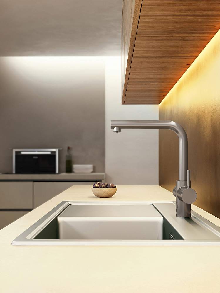 Смеситель для горячей и холодной воды InSinkErator F-H4N1-BC-1-L фото 2 в Ростове-на-Дону Смеситель для горячей и холодной воды InSinkErator F-H4N1-BC-1-L фото 2 в Ростове-на-Дону