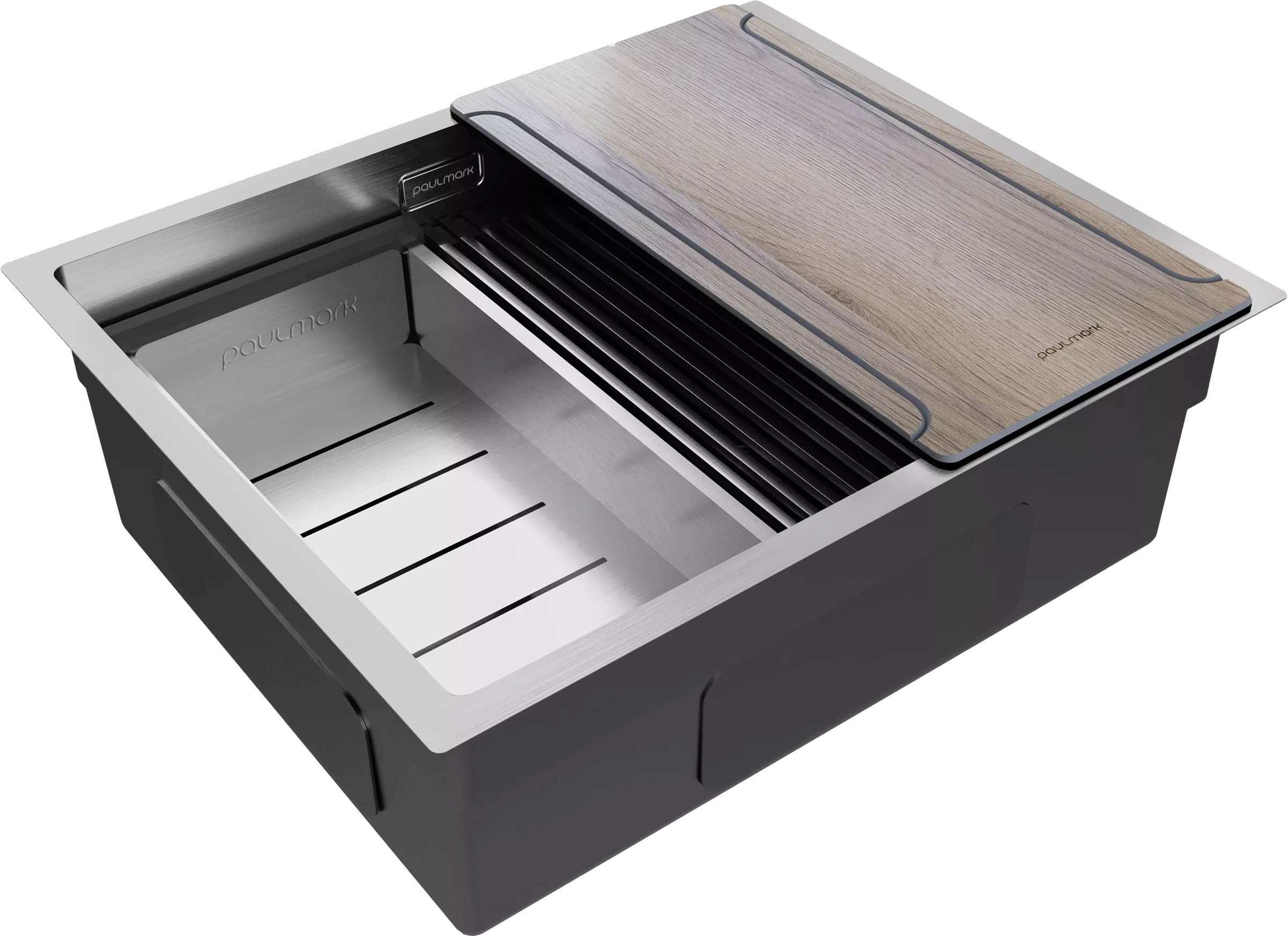 Мойка Paulmark NEXT-MULTI SINK 54 UNI PM785445-BS брашированная нерж.сталь фото 2 в Ростове-на-Дону Мойка Paulmark NEXT-MULTI SINK 54 UNI PM785445-BS брашированная нерж.сталь фото 2 в Ростове-на-Дону