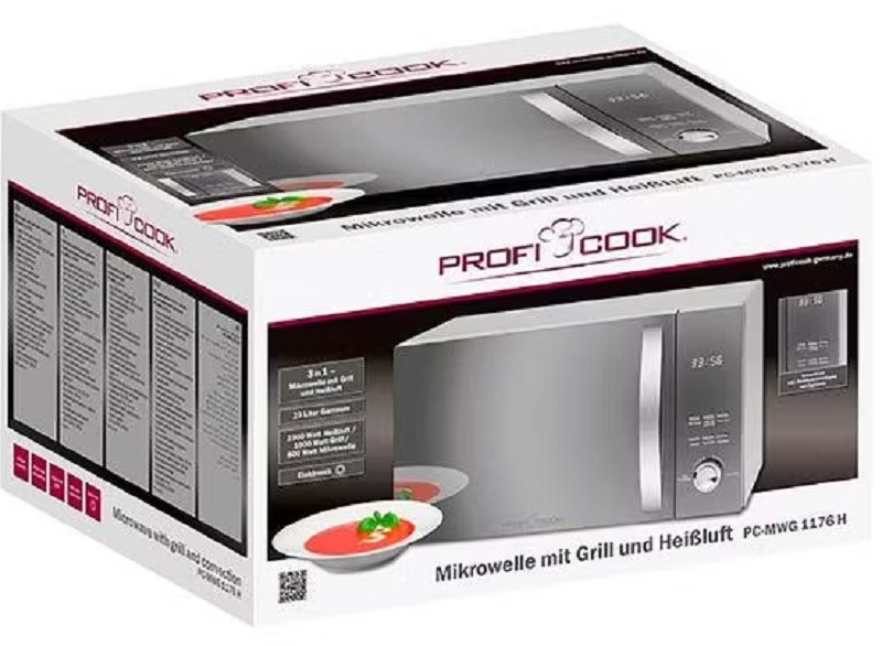 Микроволновая печь Profi Cook PC-MWG 1176 silber фото 5 в Ростове-на-Дону Микроволновая печь Profi Cook PC-MWG 1176 silber фото 5 в Ростове-на-Дону